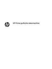 Hp Prime Gebruikershandleiding