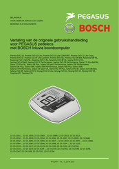 Bosch PEGASUS Solero E9 Sport CX Handleiding