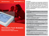 Honeywell Home Chronotherm Touch Modulation Gebruiksaanwijzing