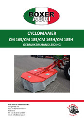 BOXER AGRI CM 165 Gebruikershandleiding