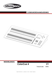 SHOWTEC ColorCue 4 Gebruikershandleiding