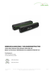 e-bike vision 10046 Gebruiksaanwijzing