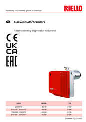 Riello 3762370 Handleiding Voor Installatie, Gebruik En Onderhoud