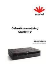 Scarlet RE-2101TPVR Gebruiksaanwijzing