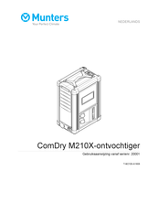 Munters ComDry M210X Gebruiksaanwijzing