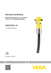 Vega FIBERTRAC 32 Beknopte Handleiding