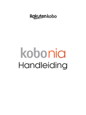 Rakuten kobo nia Handleiding