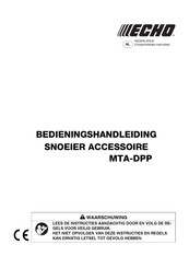 Echo MTA-DPP Bedieningshandleiding