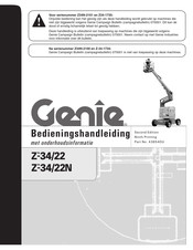 Genie Z-34/22 Bedieningshandleiding