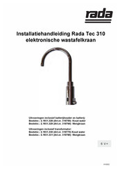 Rada Tec 310 310760 Installatiehandleiding