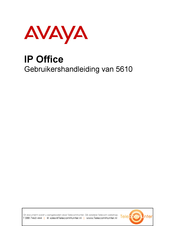 Avaya IP Office 5610 Gebruikershandleiding