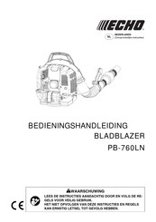 Echo PB-760LN Bedieningshandleiding