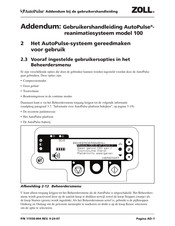 ZOLL AutoPulse 100 Gebruikershandleiding