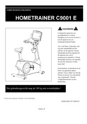 Home Fitness HOMETRAINER C9001 E Gebruikershandleiding