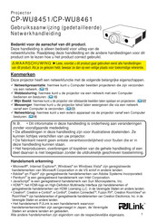 NED CP-WU8461 Gebruiksaanwijzing