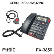 Fysic FX-3850 Gebruiksaanwijzing