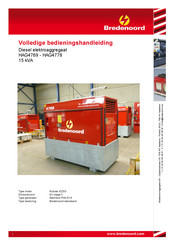 Bredenoord HAG4778 Bedieningshandleiding