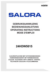 Salora 24HDW5015 Gebruiksaanwijzing