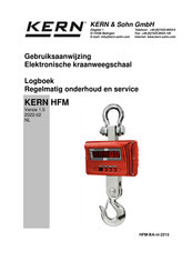 KERN and SOHN HFM Series Gebruiksaanwijzing