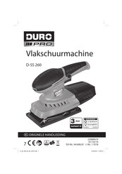 DURO PRO D-SS 260 Originele Handleiding