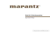 Marantz SA-10 Gebruiksaanwijzing