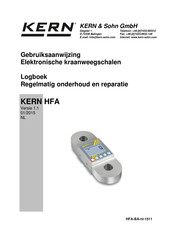 KERN HFA 5T-3 Gebruiksaanwijzing