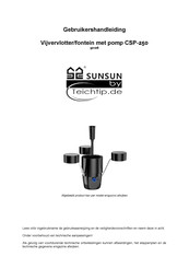 SunSun CSP-250 Gebruikershandleiding