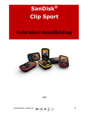 SanDisk Clip Sport Gebruikershandleiding