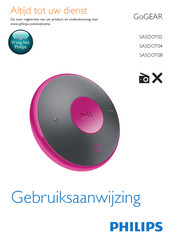 Philips GoGEAR SA5DOT04 Gebruiksaanwijzing