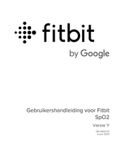 Fitbit SpO2 Gebruikershandleiding