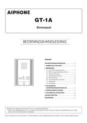 Aiphone GT-1A Bedieningshandleiding