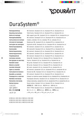 DURAVIT DuraSystem WD1018 000 000 Montagehandleiding