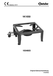 Bartscher 1K1050 Gebruikershandleiding