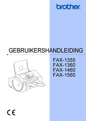 Brother FAX-1355 Gebruikershandleiding