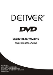 Denver DWM-100USBBLACKMK2 Gebruiksaanwijzing