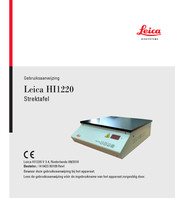 Leica BIOSYSTEMS HI1220 Gebruiksaanwijzing