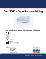 Qiagen DML 3000 Gebruikershandleiding