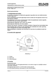 Jung FMS 4 UP Bedieningshandleiding