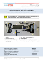 Ergoswiss 112.00145 Gebruiksaanwijzing