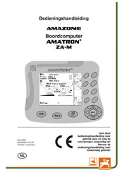 Amazone AMATRON plus ZA-M Bedieningshandleiding