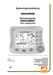 Amazone AMATRON+ Bedieningshandleiding