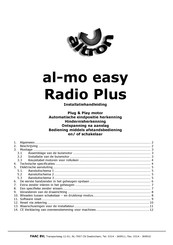 altron al-mo easy Radio Plus Installatiehandleiding