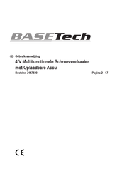 BASETech 2147830 Gebruiksaanwijzing