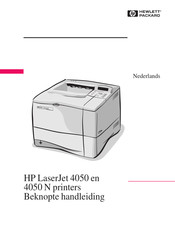 HP LaserJet 4050 Beknopte Handleiding