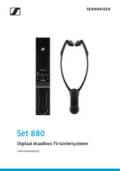 Sennheiser Set 880 Gebruiksaanwijzing