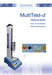 Mecmesin MultiTest 1-d Gebruiksaanwijzing