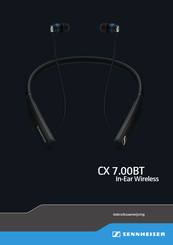 Sennheiser CX 7.00BT Gebruiksaanwijzing