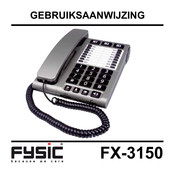 Fysic FX-3150 Gebruiksaanwijzing