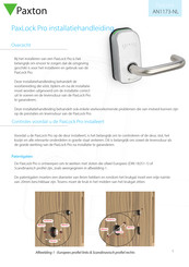 Paxton PaxLock Pro Installatiehandleiding