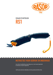 RASOR RS1 Instructies Voor Gebruik En Onderhoud